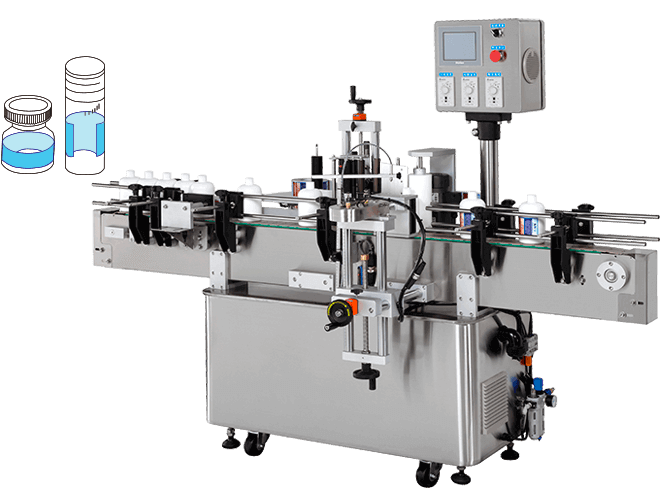 贴标机调整中心轴