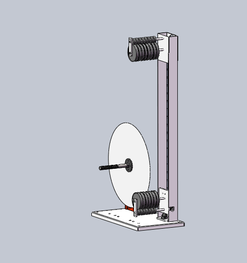 塑钢带水平打包机送带盘组