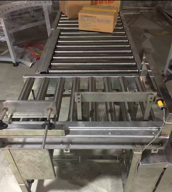 90度转向滚筒输送机-斜滚筒输送机-平移输送机维修